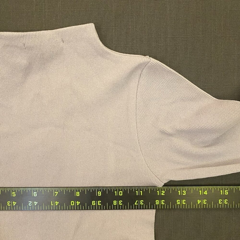 Zara Women's Open Back Bodysuit Purple Heather Long Sleeves Size XS - S NWT $27 - Picture 11 of 16